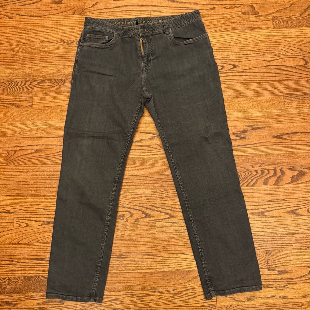 Prana Men's Charcoal Straight Jeans